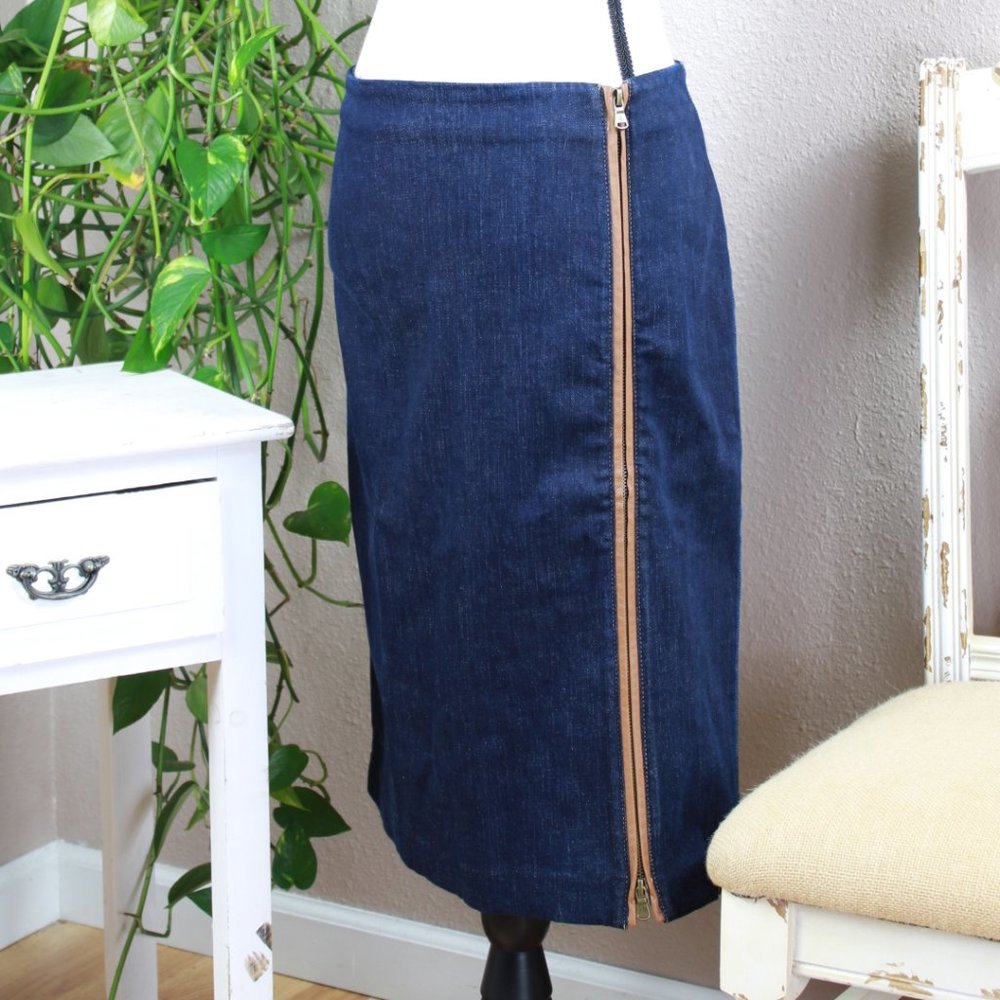LRL Denim Pencil NWT - Picture 2 of 4
